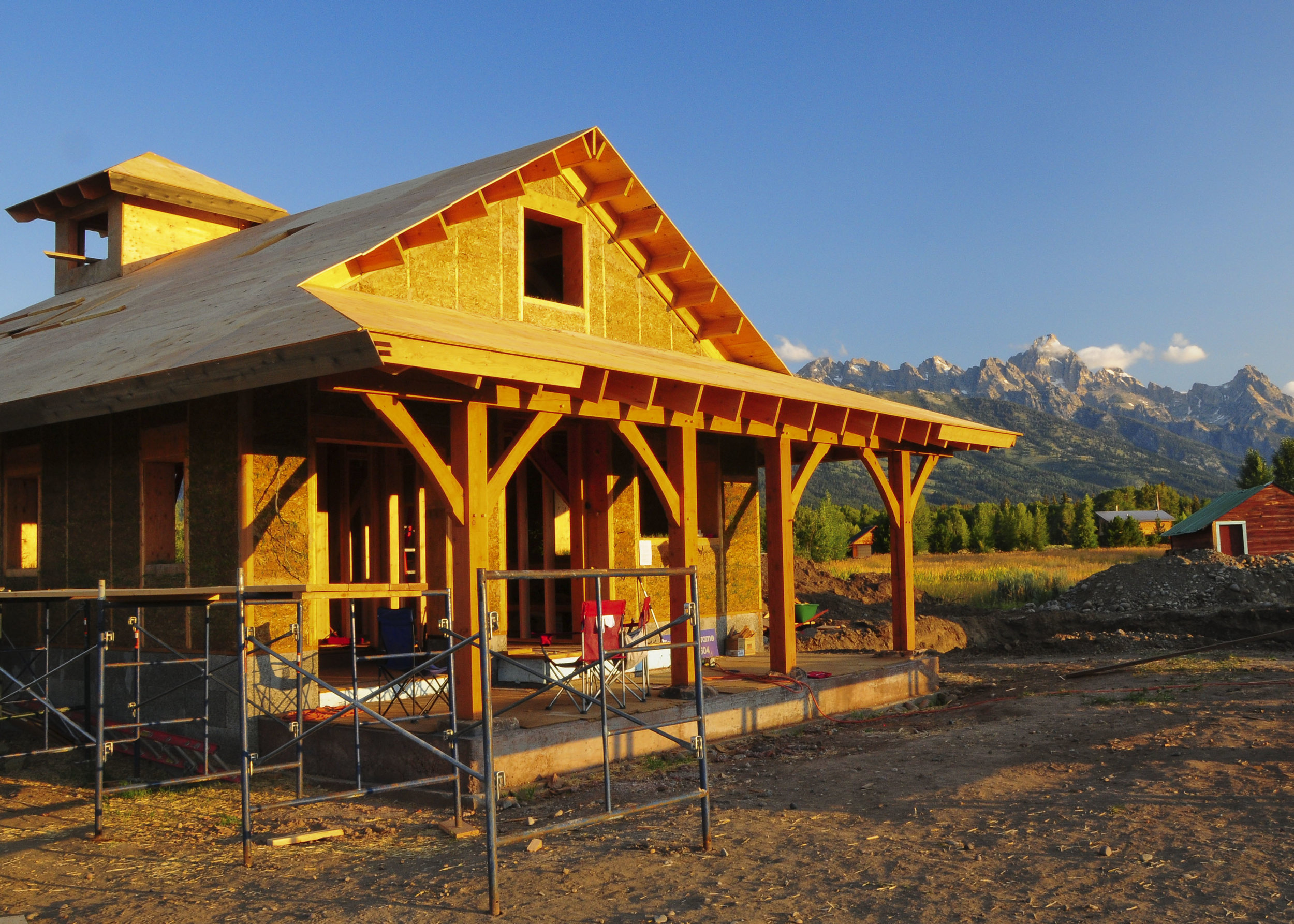 Wyoming Home Construction Site